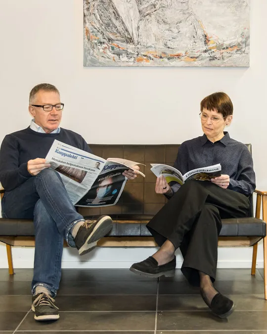 Yhteistyötä Mandaatin toimistolla